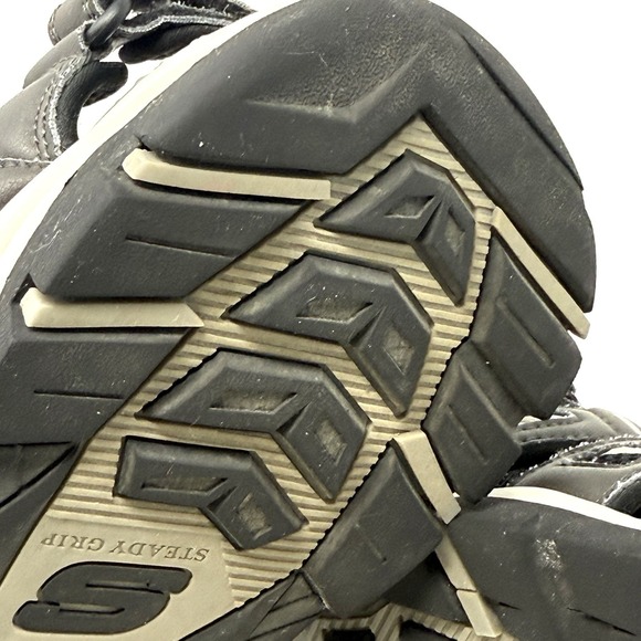 Skechers Relaxed Fit Luxe Foam Men's Gray Fishermen Sandals Size 8 - Picture 8 of 9